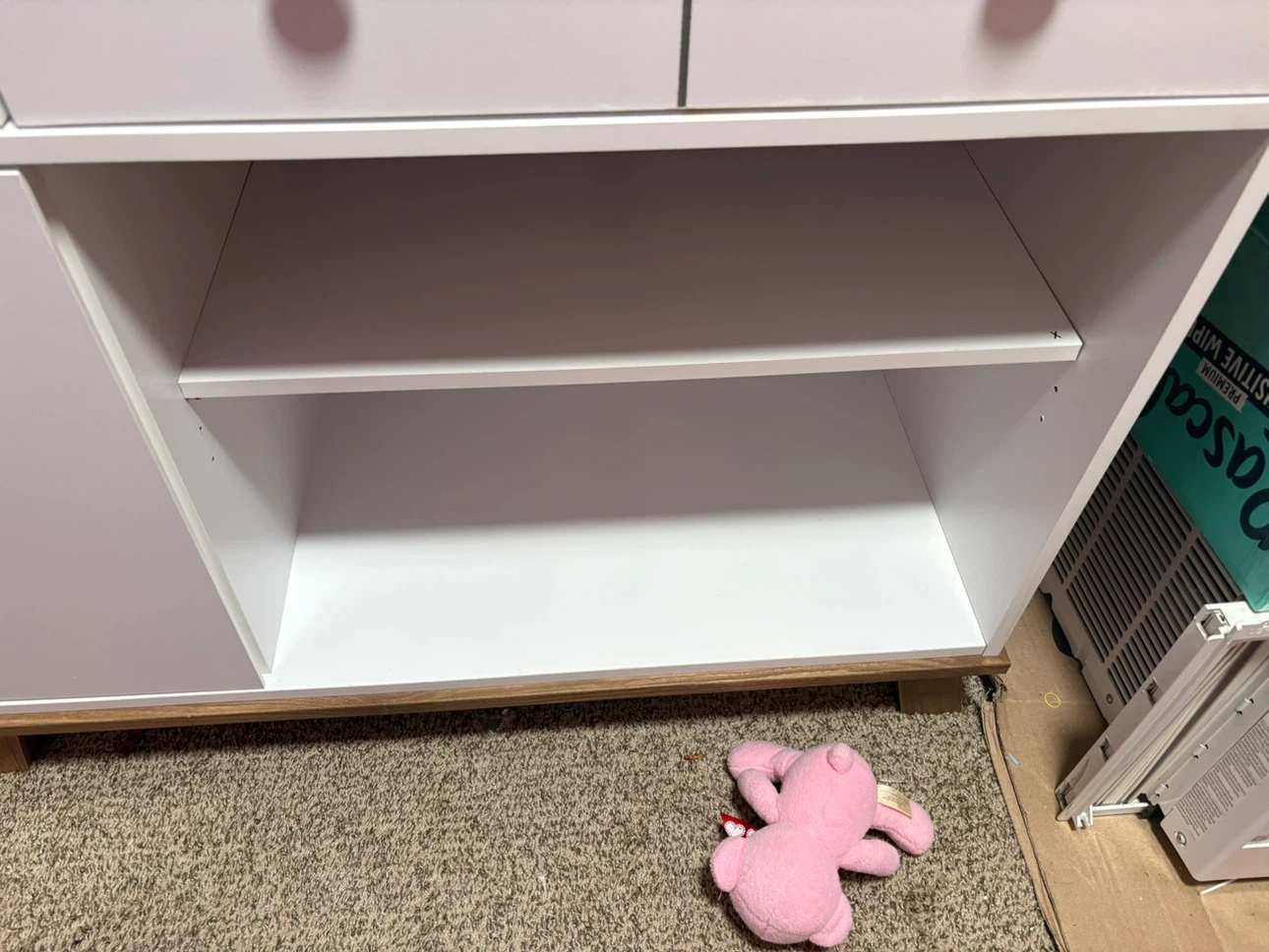 White Changing Table with Drawers - photo 3