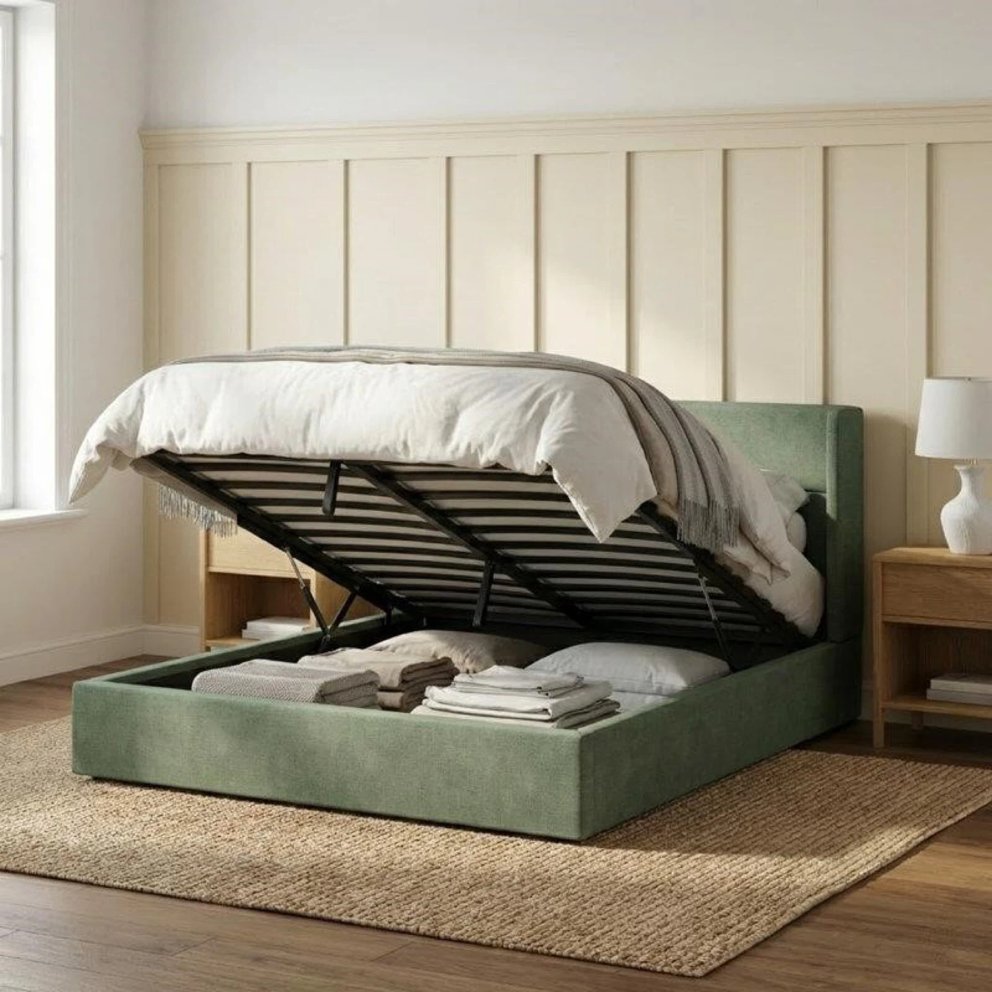 Upholstered Storage Bed Frame
