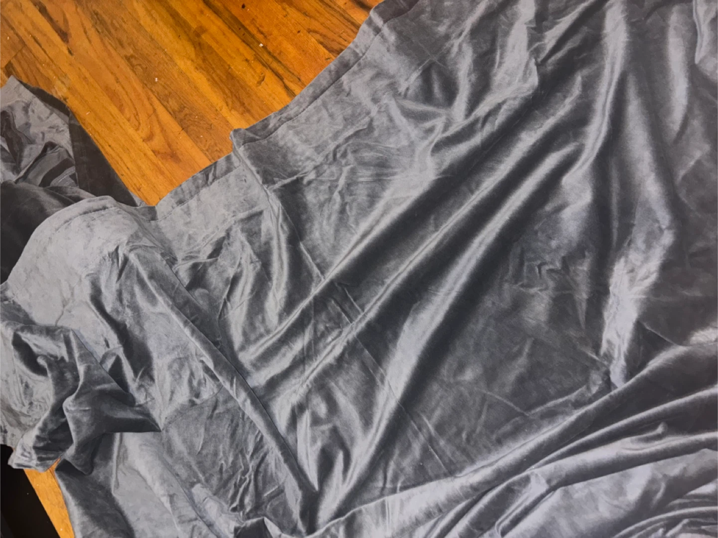 2-Piece Gray Curtain Set
