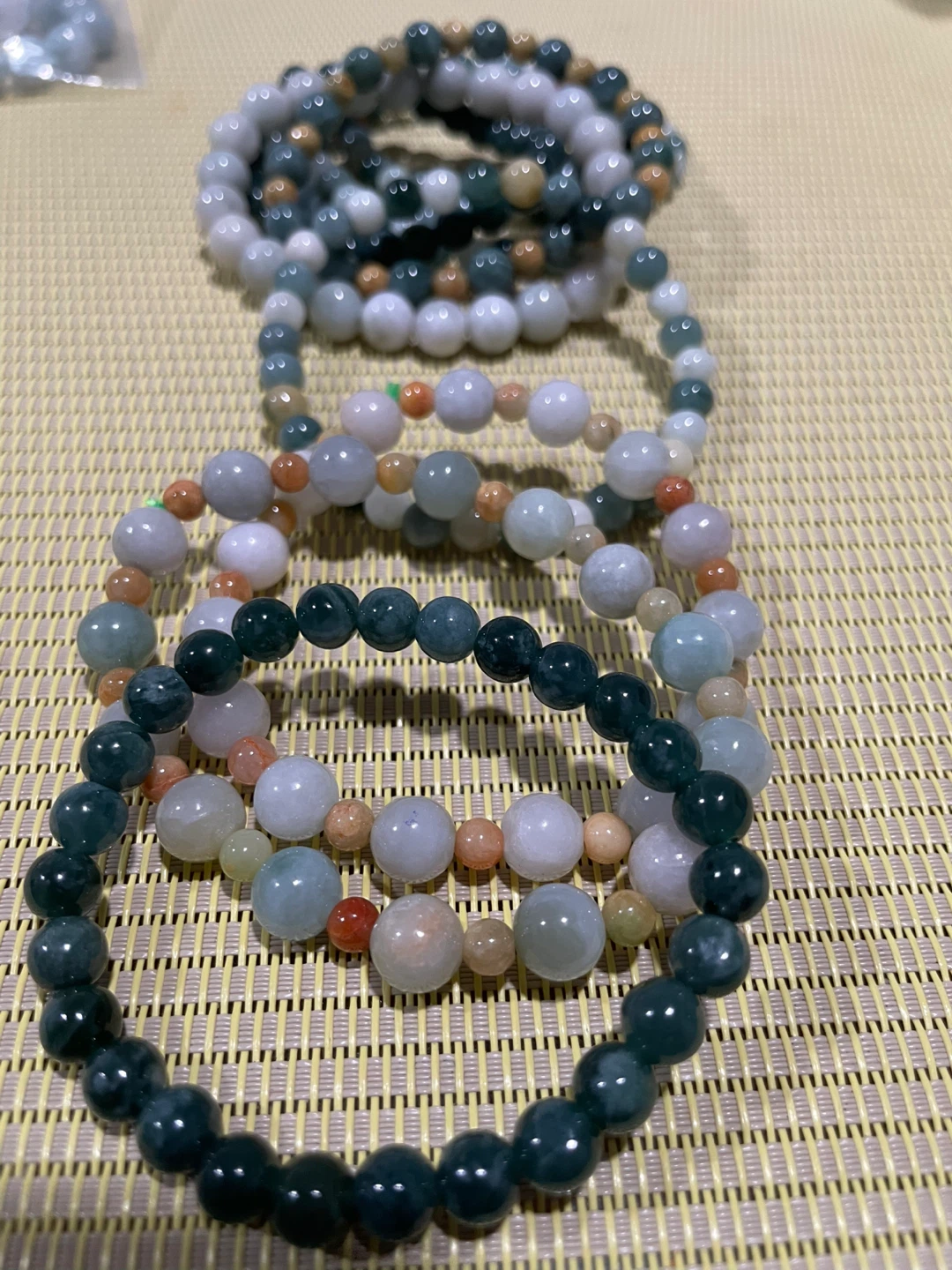 Assorted Jade Beaded Bracelets - photo 2