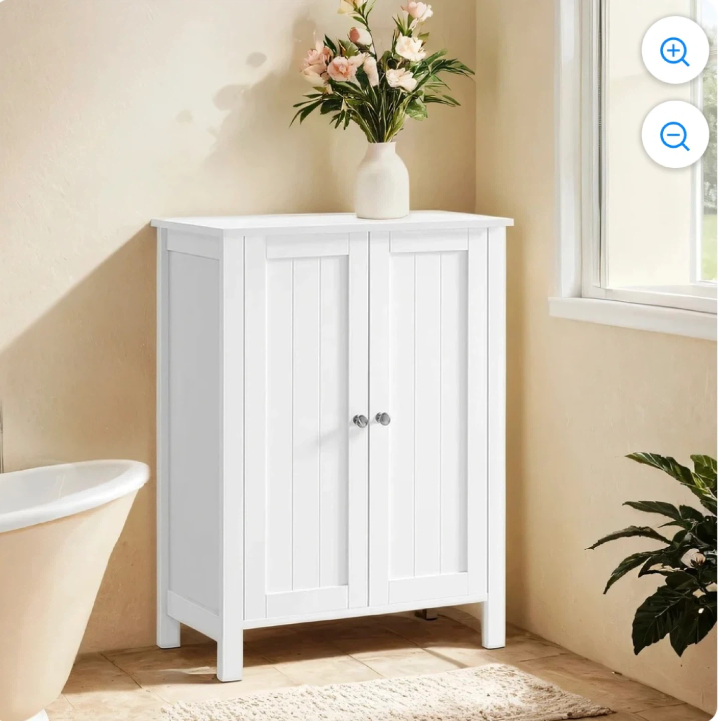 Brand new White Double Door Storage Cabinet