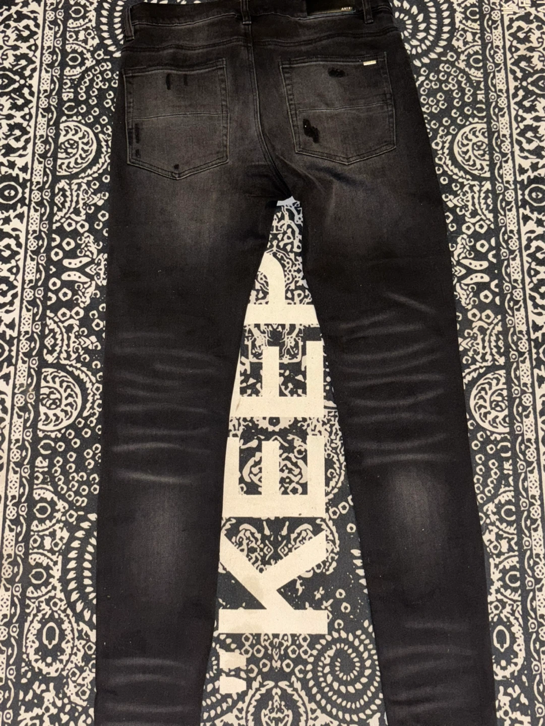 Amiri mx1 jeans ultrasuede - photo 3