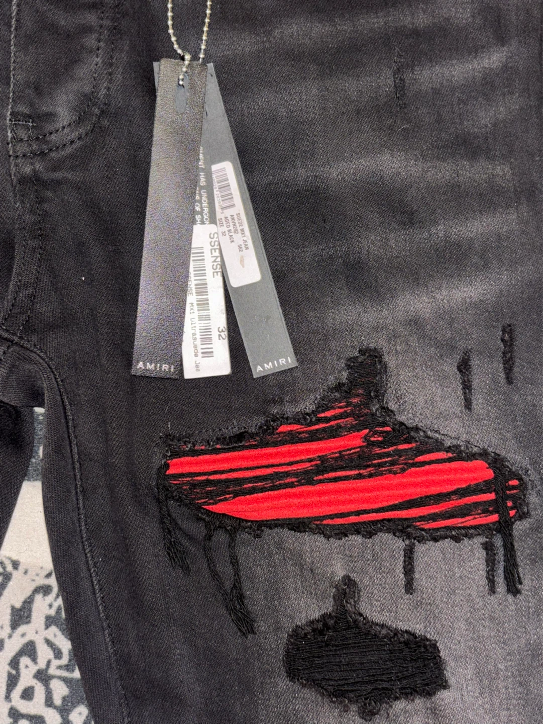 Amiri mx1 jeans ultrasuede - photo 2