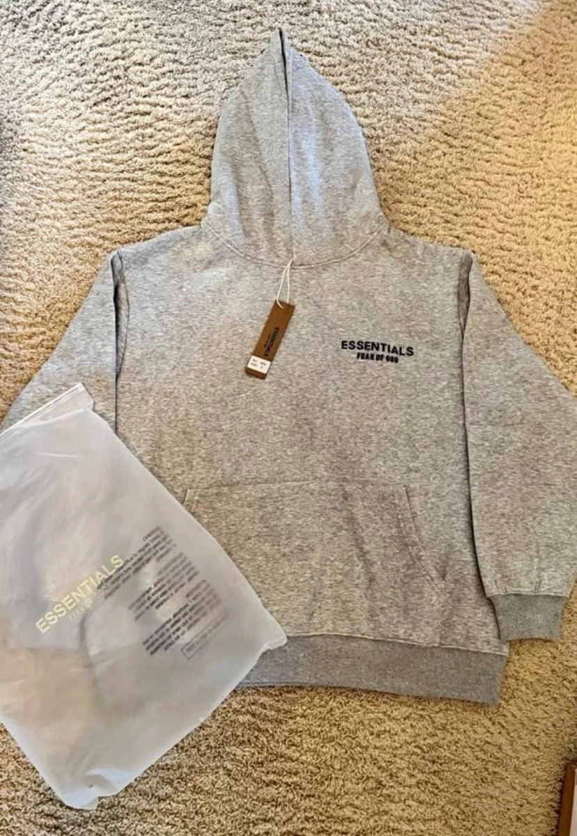 ESSENTIALS Fear of God Grey Hoodie - photo 3