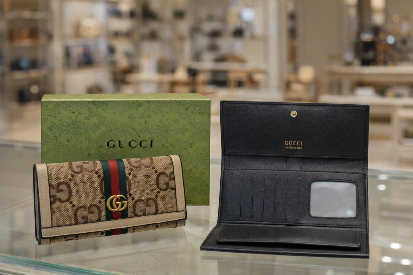 Luxury inspired Womens Wallet