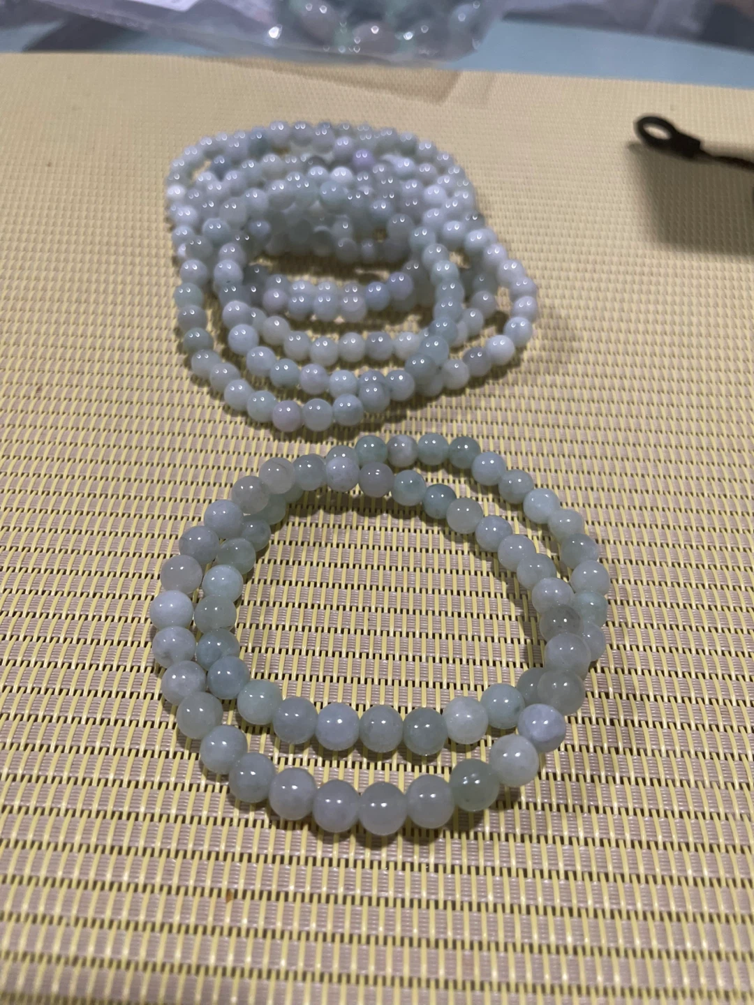 Light Green Jade Bead Bracelets - photo 5