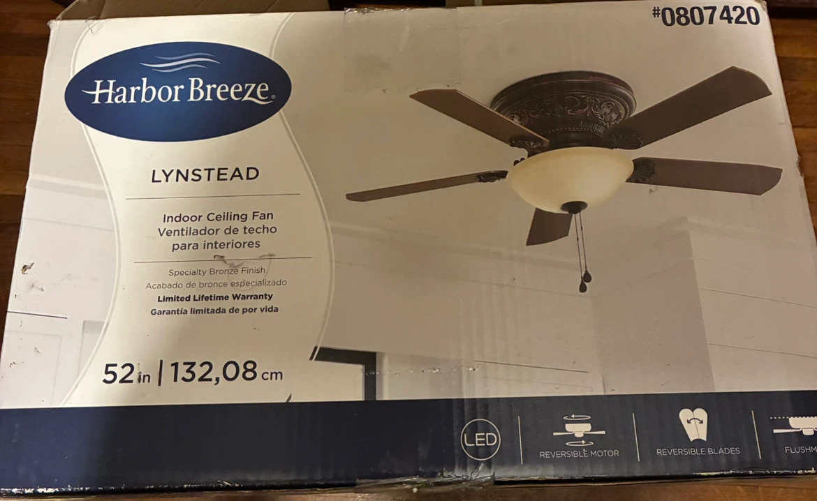 Harbor Breeze Lynstead 52" Indoor Ceiling Fan - photo 2