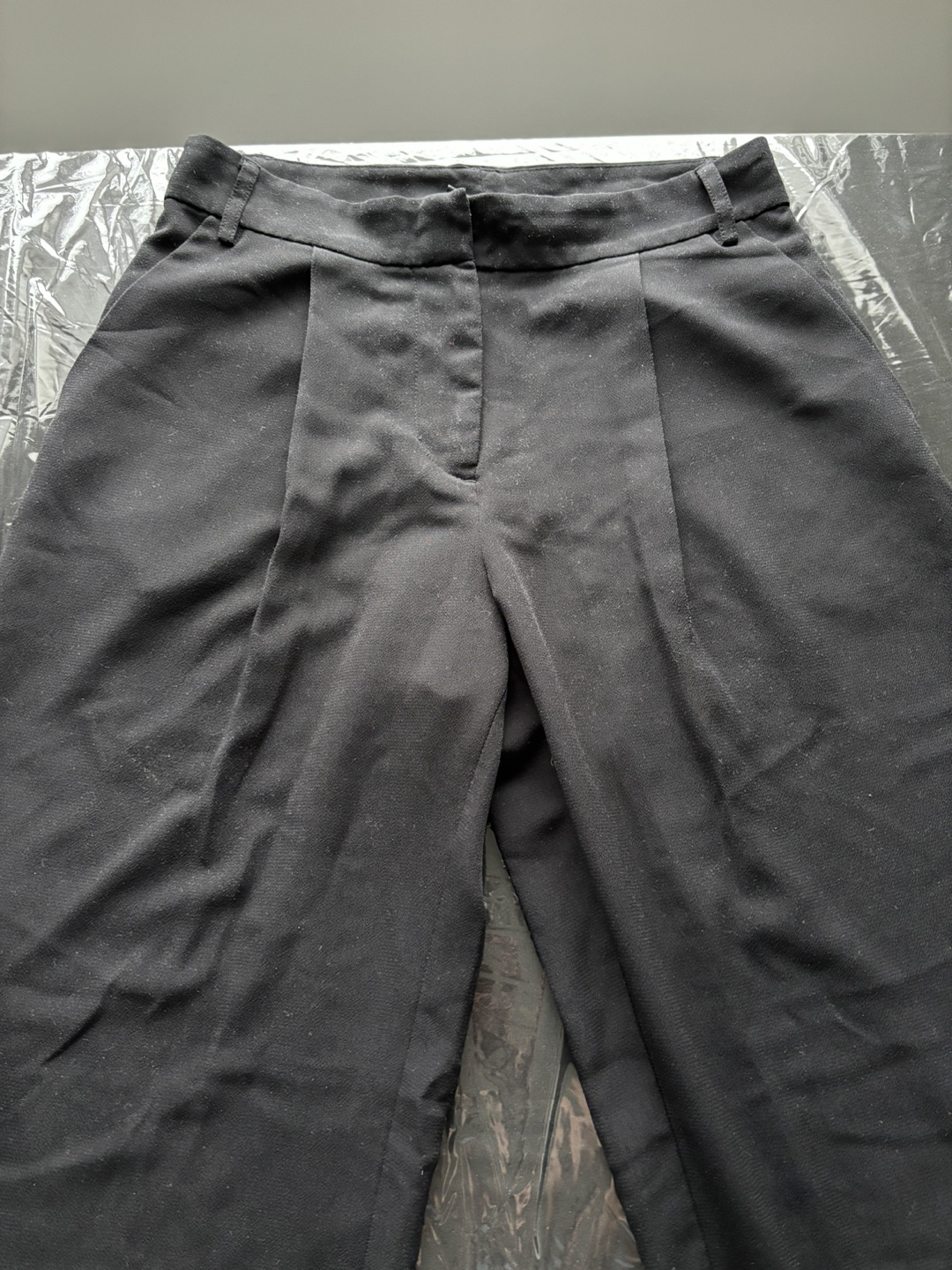 MONKI Black Wide Leg Pants Size 34