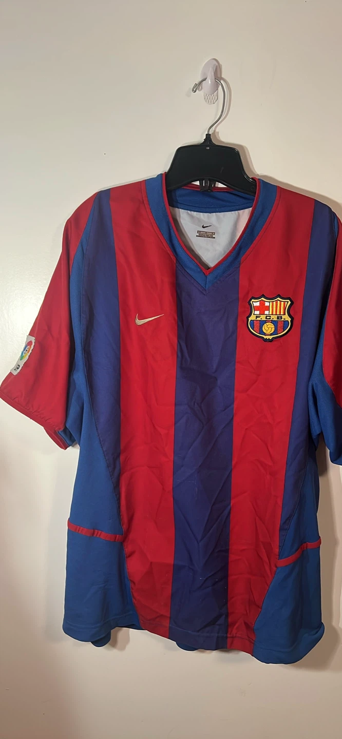 Vintage Nike FC Barcelona Soccer Jersey size Large