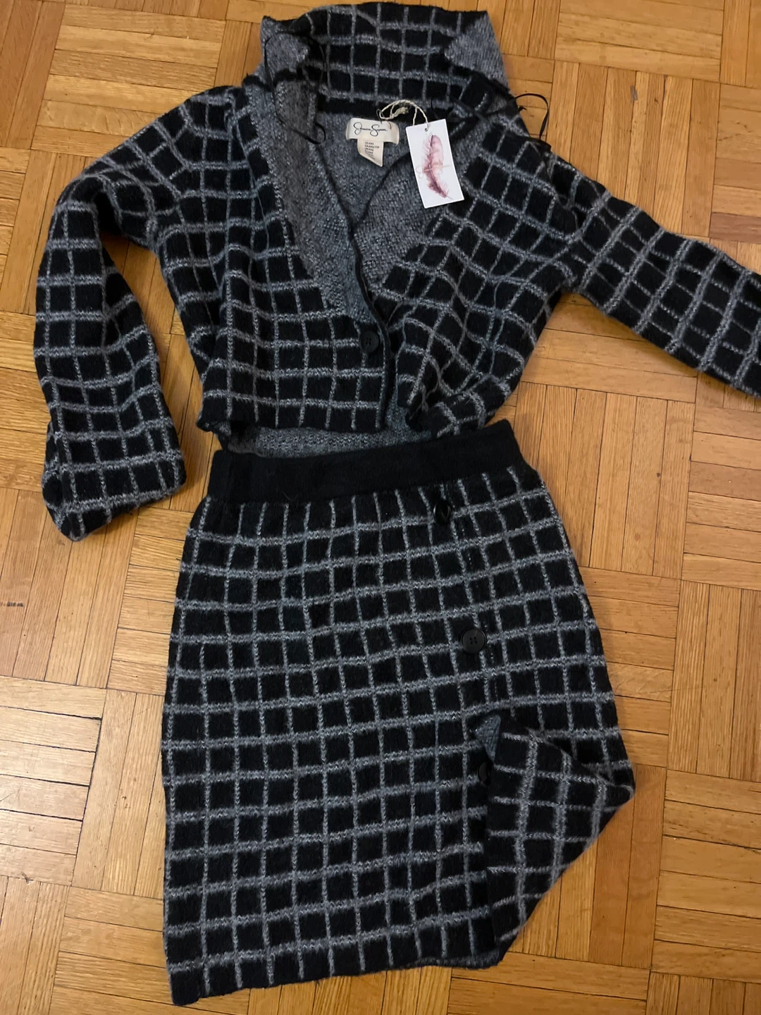 Jessica Simpson Women's Cardigan & Skirt Set - photo 2