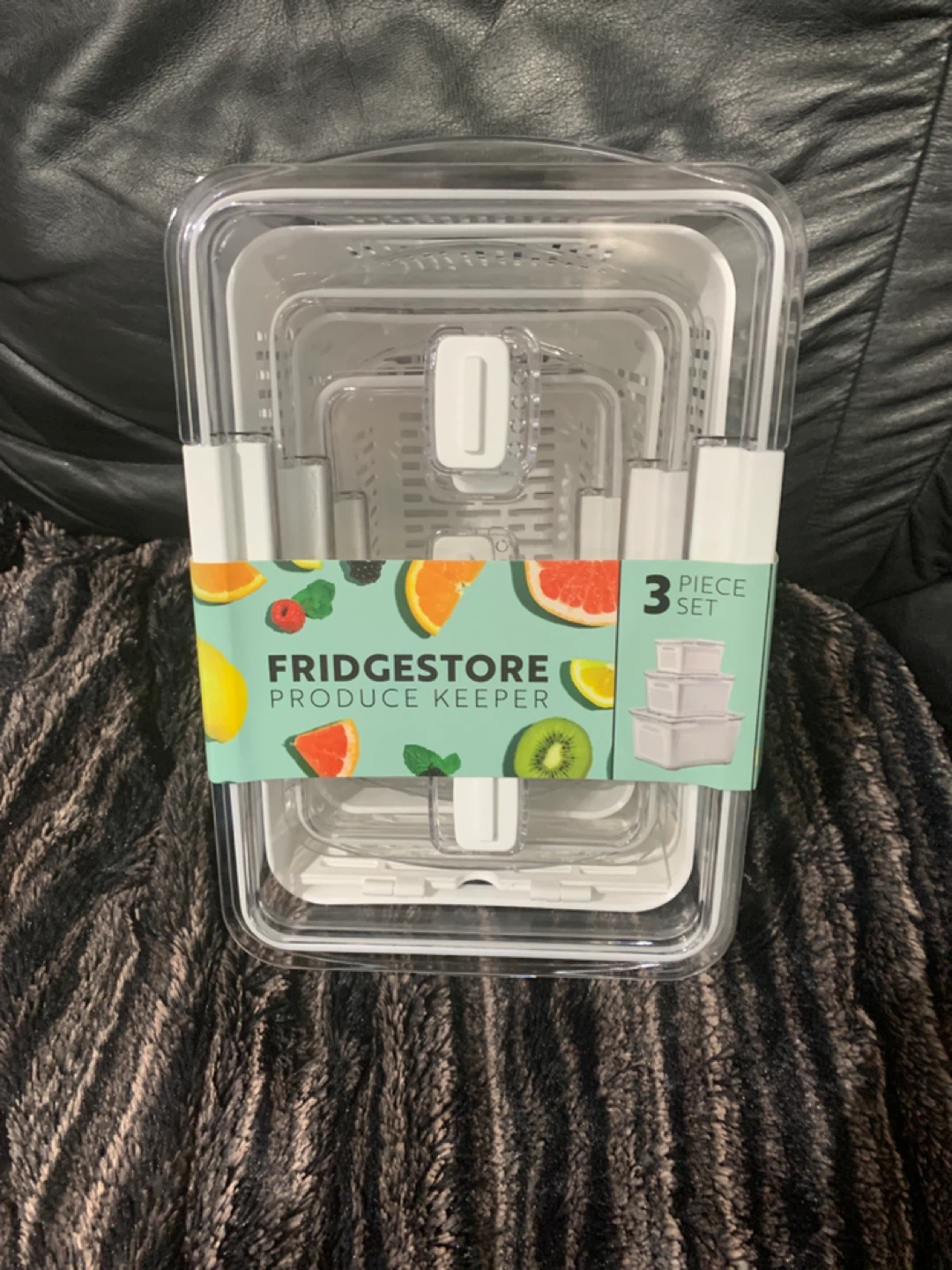 FridgeStore Produce Keeper 3 Piece Set
