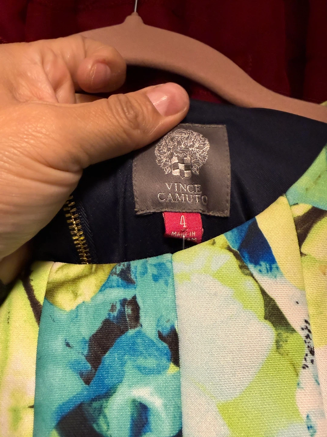 Vince Camuto Floral Sleeveless Dress Size 4 - photo 4