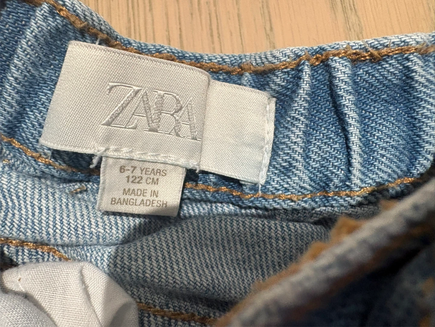 ZARA Denim Shorts - girls 6/7 - photo 2