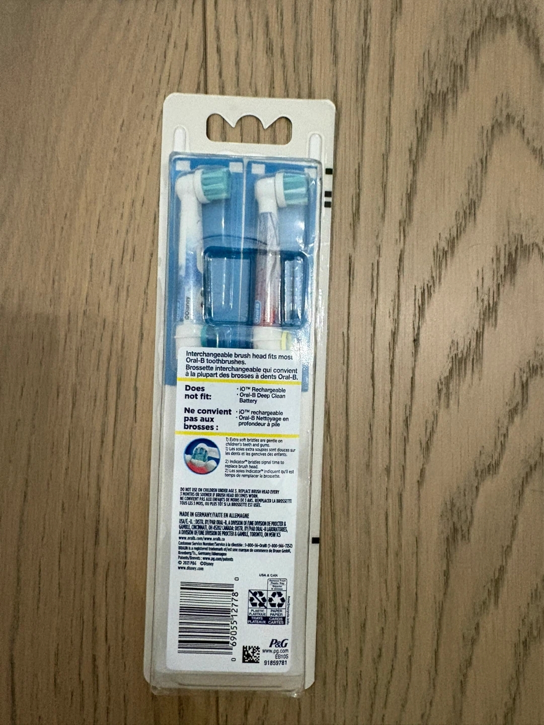Oral-B Kids Disney Frozen Replacement Brush Heads (2 Pack) - photo 2