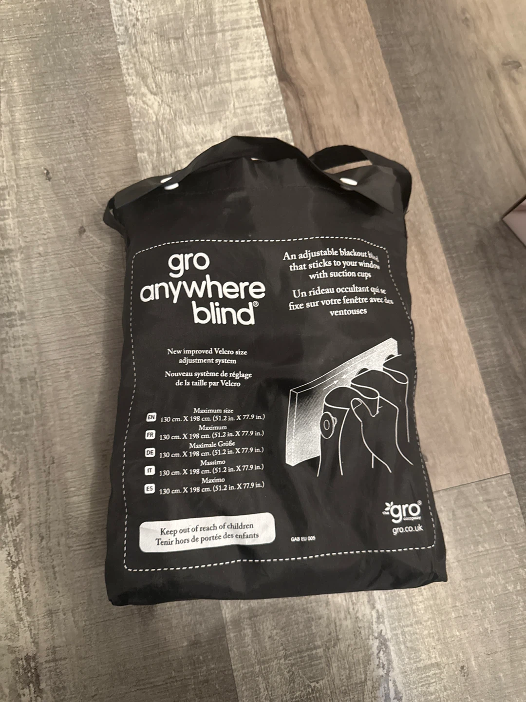 Gro Anywhere Blind Portable Blackout Shade