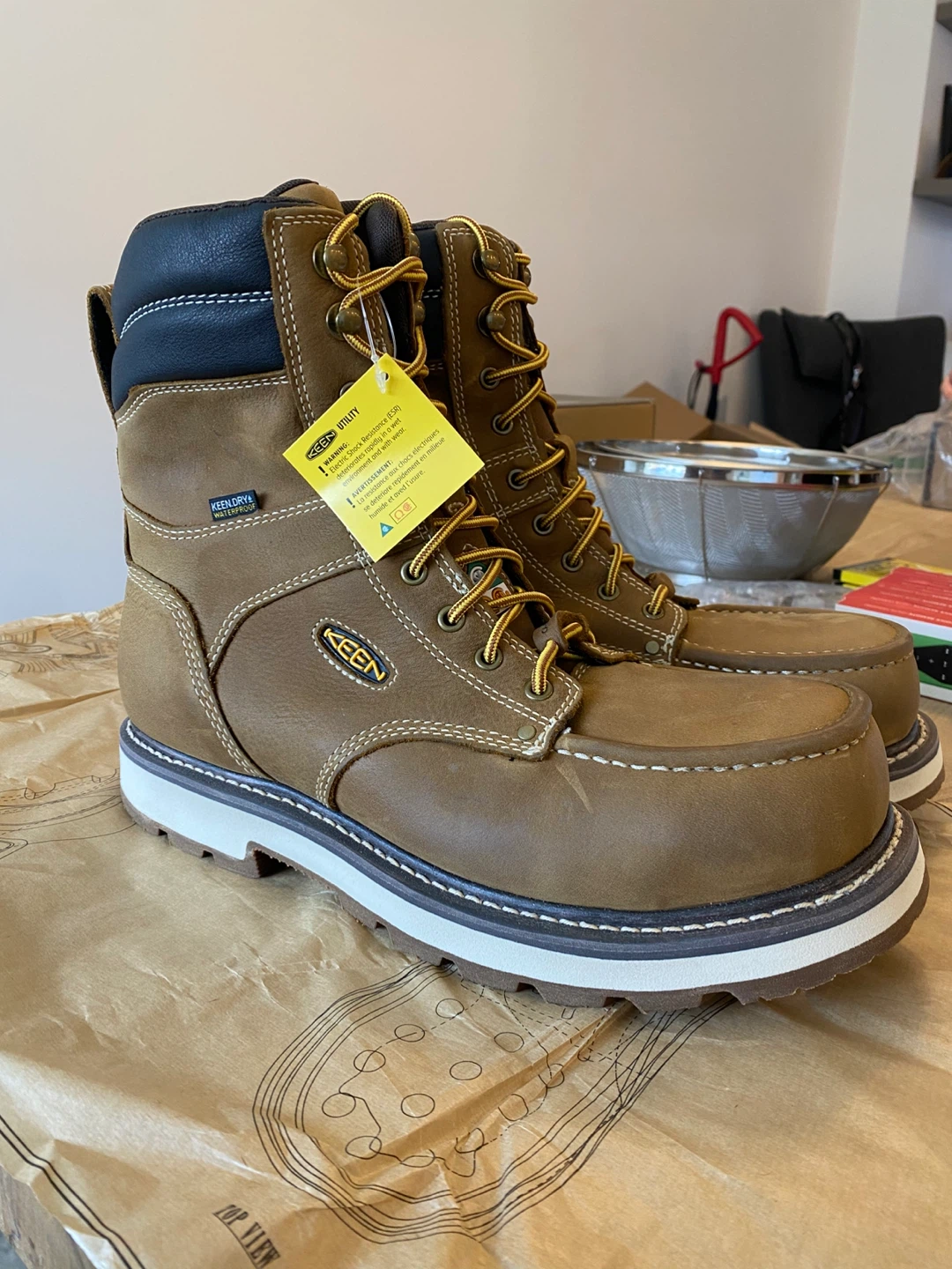 KEEN Men's Waterproof Work Boots - photo 4