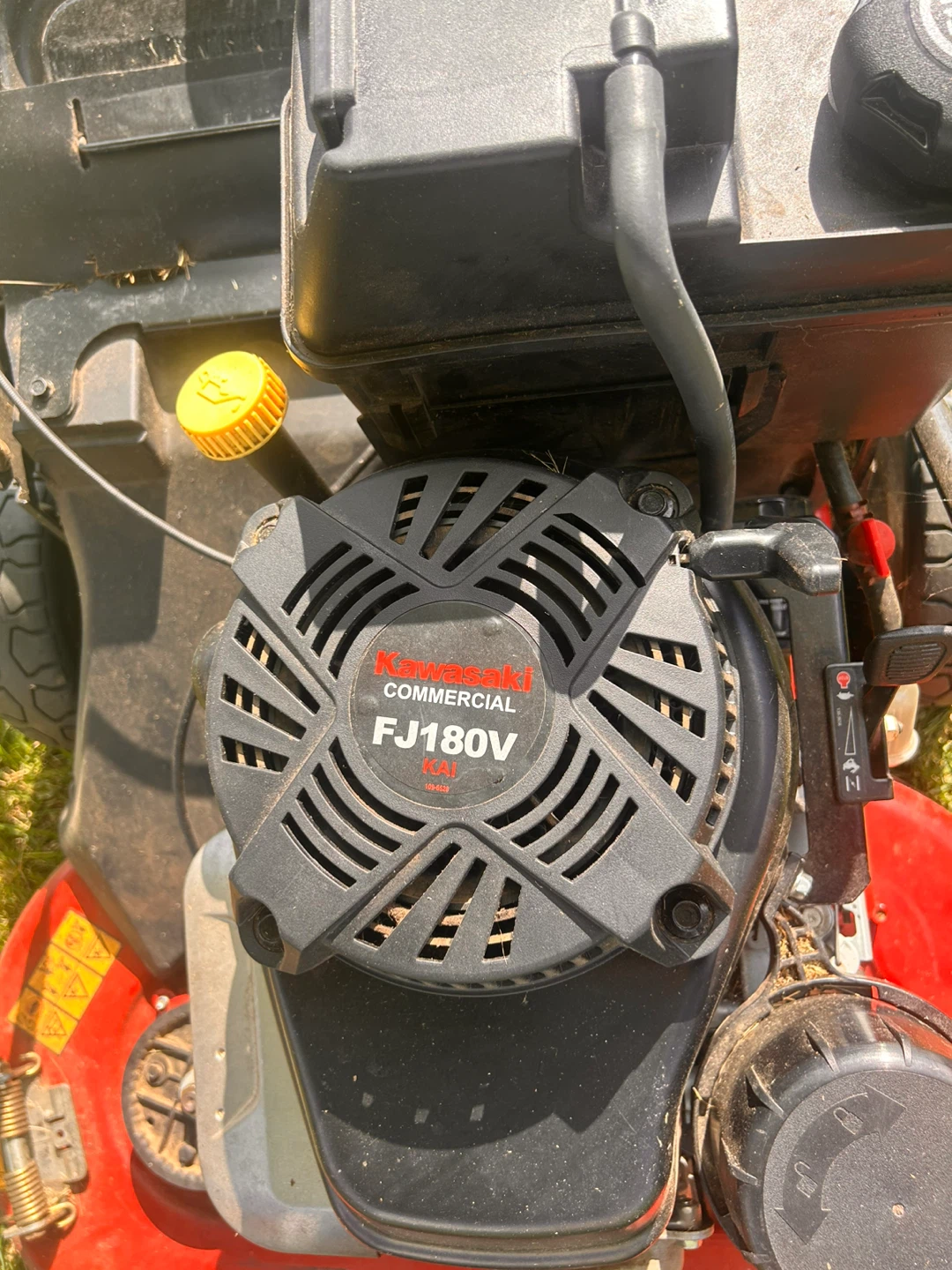 Toro Commercial Lawn Mower with Kawasaki FJ180V Engine