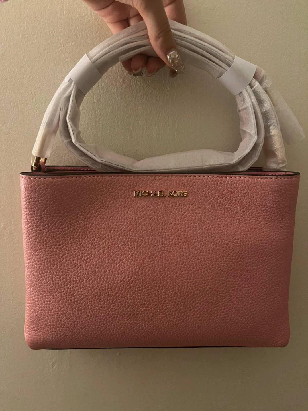 Michael Kors Pink Leather Handbag