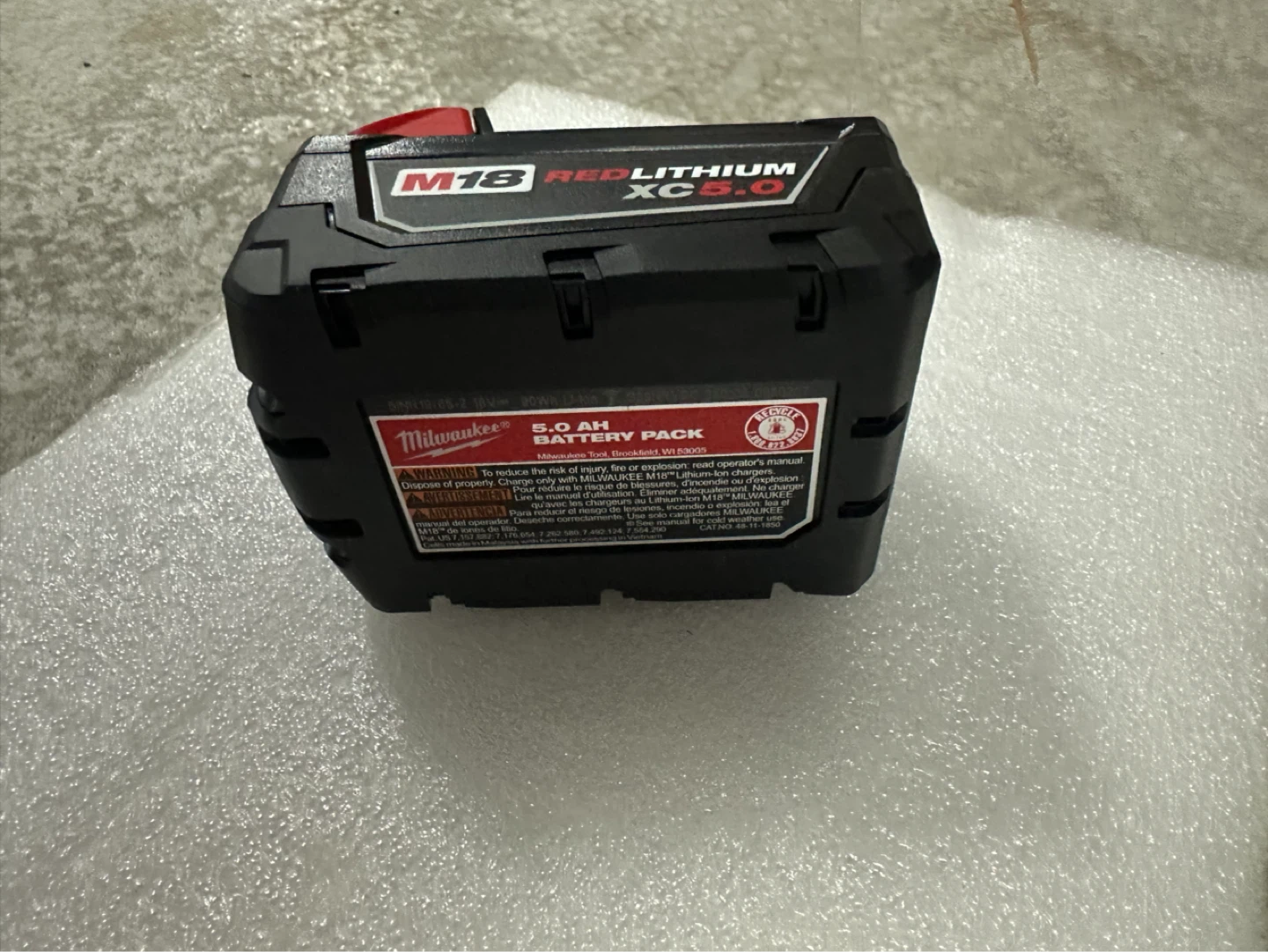 Milwaukee M18 REDLITHIUM XC 5.0 Battery Pack - photo 2