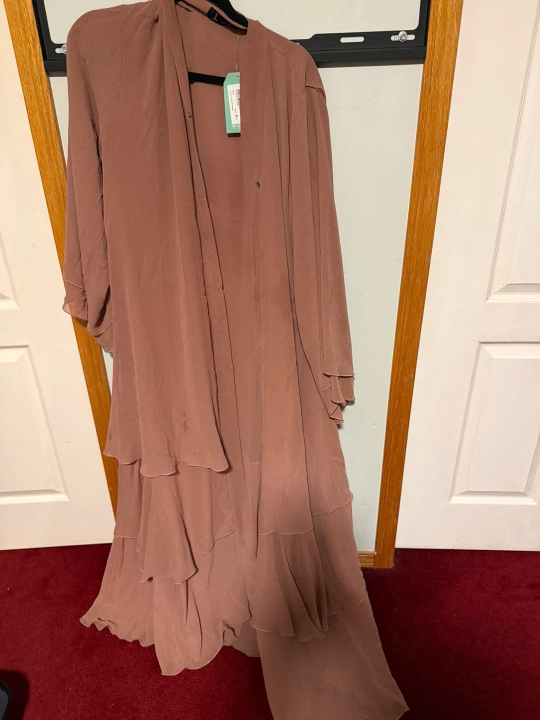 Chiffon Tiered Maxi Dress