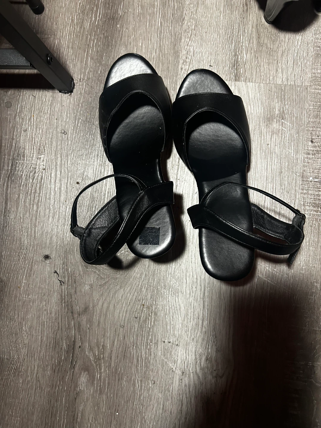 Black Heeled Sandals