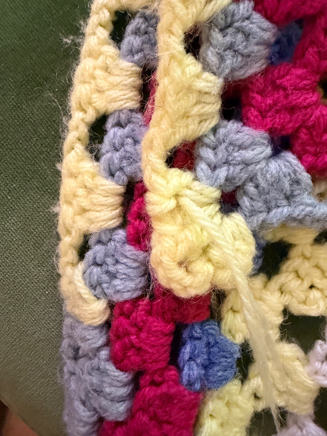 Handmade Multi-Colour Crochet Full-Queen Afghan - photo 3