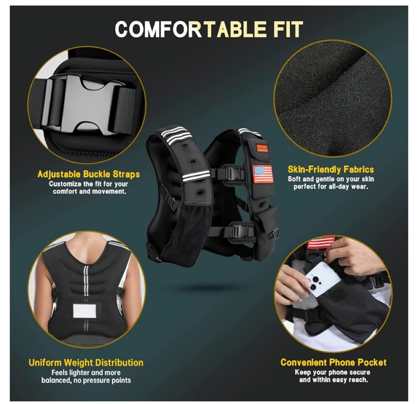 Wandon Weighted Training Vest
