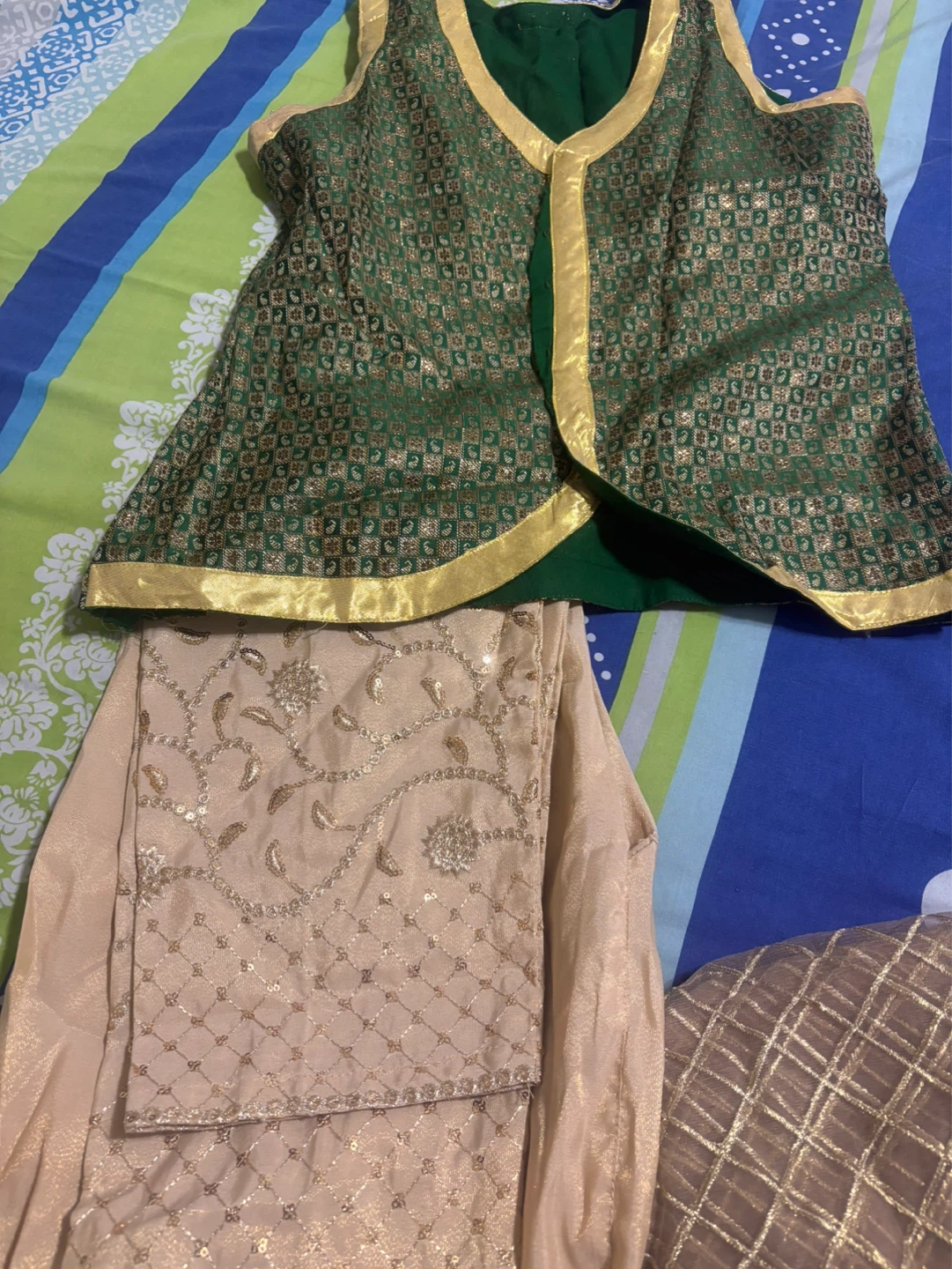 Vest , pants and duppata - photo 3