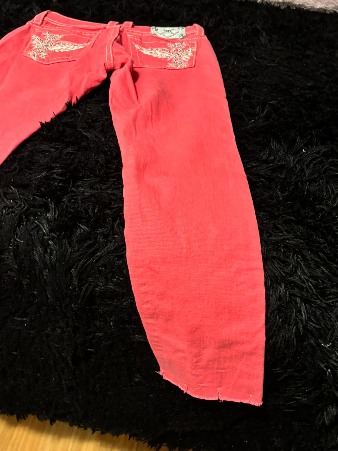 Miss Me Pink Embellished Jeans Size 28 - photo 2
