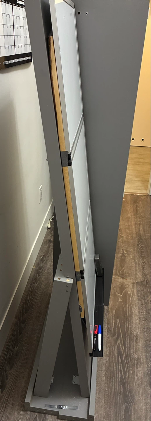 MOVING OUT SALE: Custom Space-Saving Whiteboard Stand | Premium - photo 4