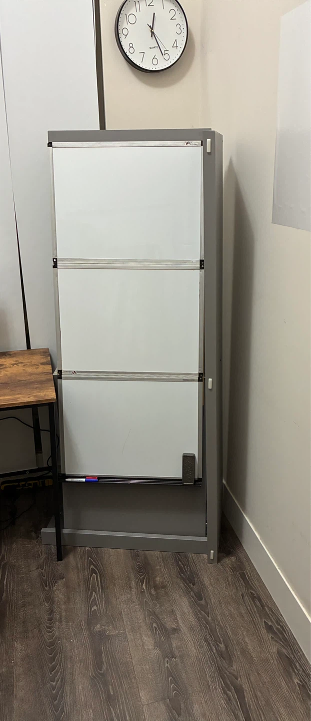 MOVING OUT SALE: Custom Space-Saving Whiteboard Stand | Premium