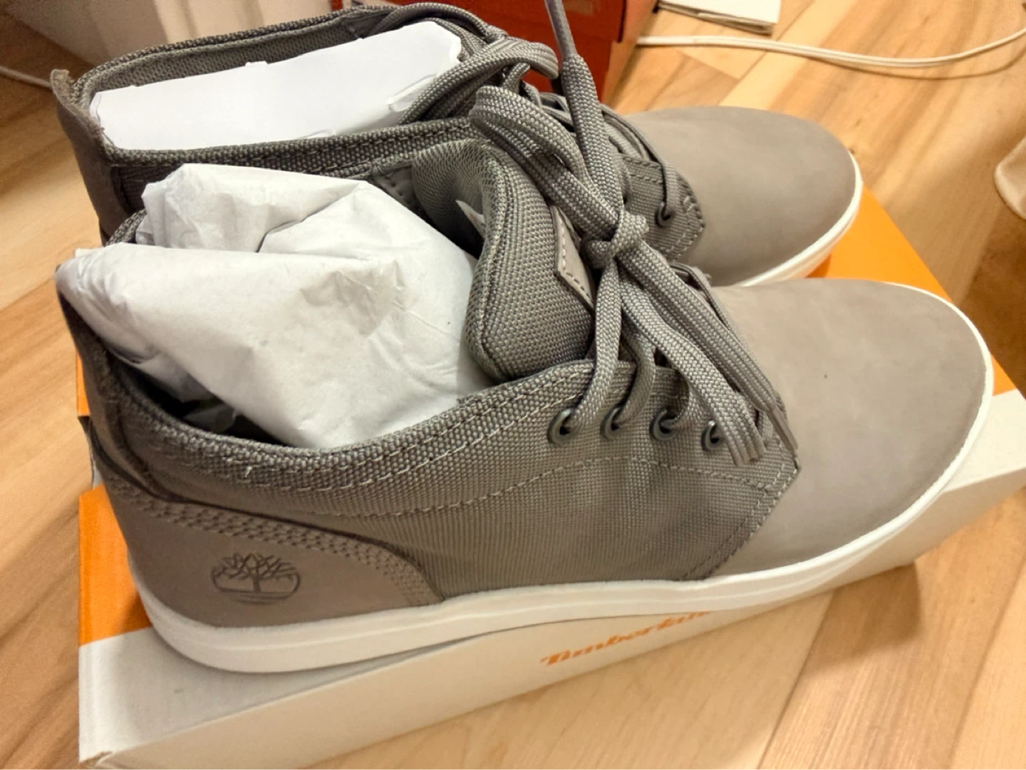 Timberland Grey Mid-Top Boots - photo 3