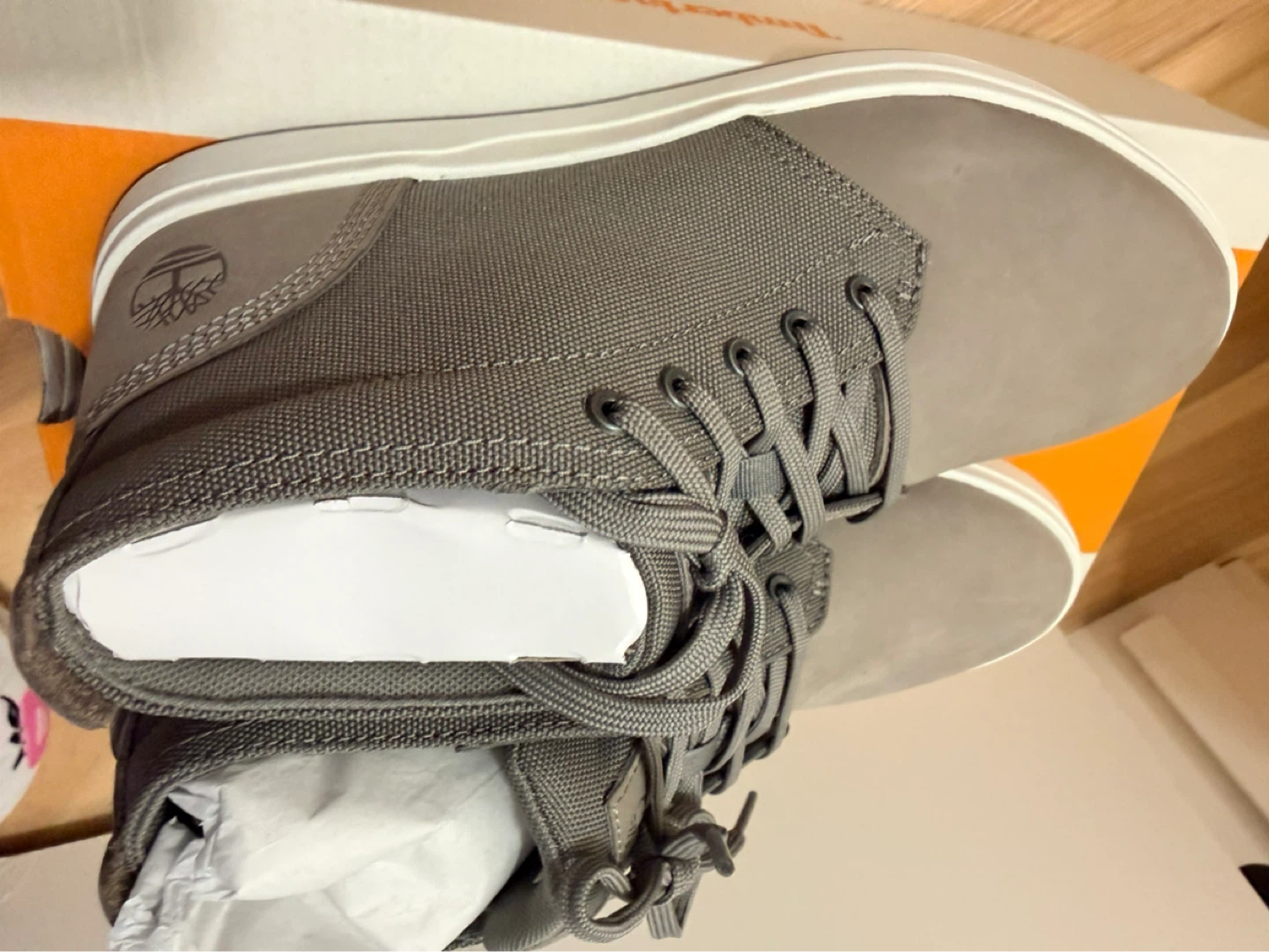Timberland Grey Mid-Top Boots - photo 2
