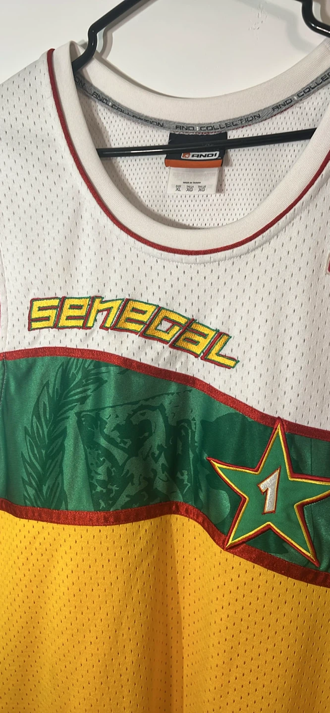 AND1 Senegal Basketball Jersey Size XL - photo 3