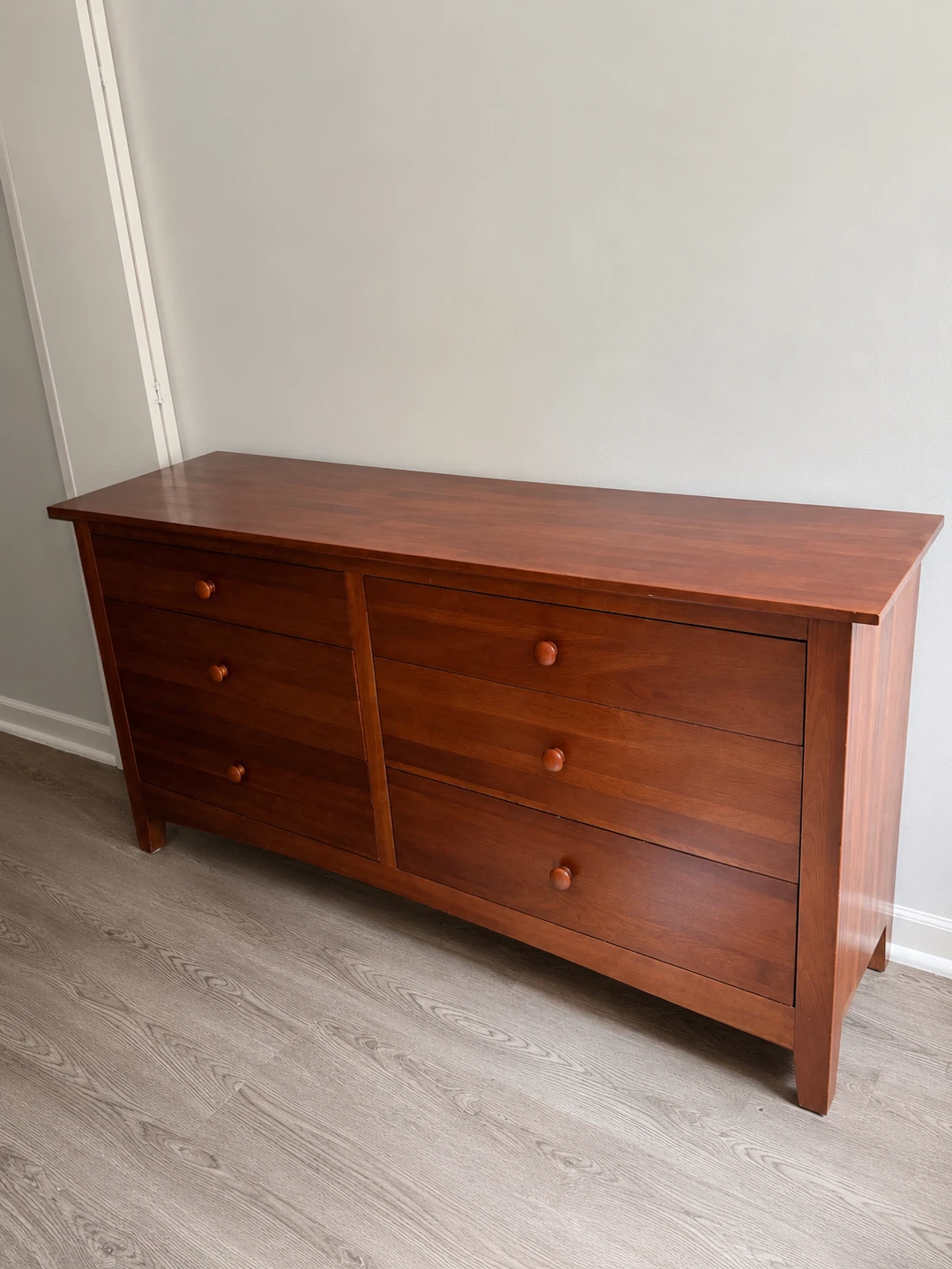 Wooden Dresser with 6 Drawers - photo 2