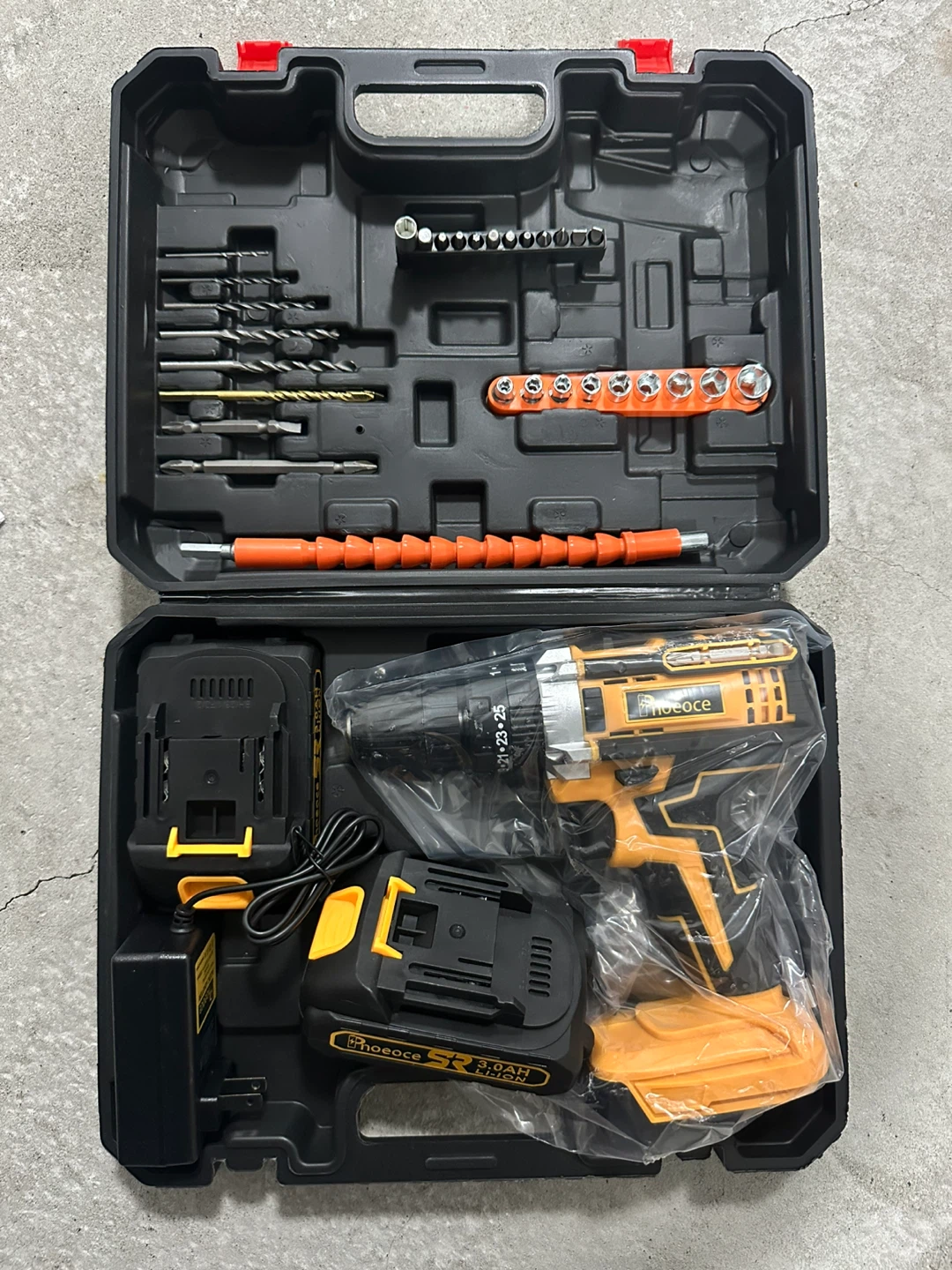 Cordless Drill with Battery and Charger