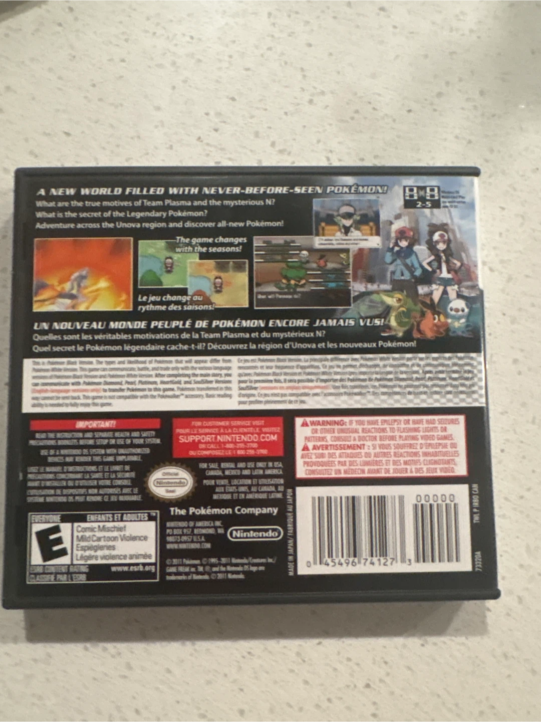 Pokémon Black Nintendo DS complete with case and all manuals - photo 4