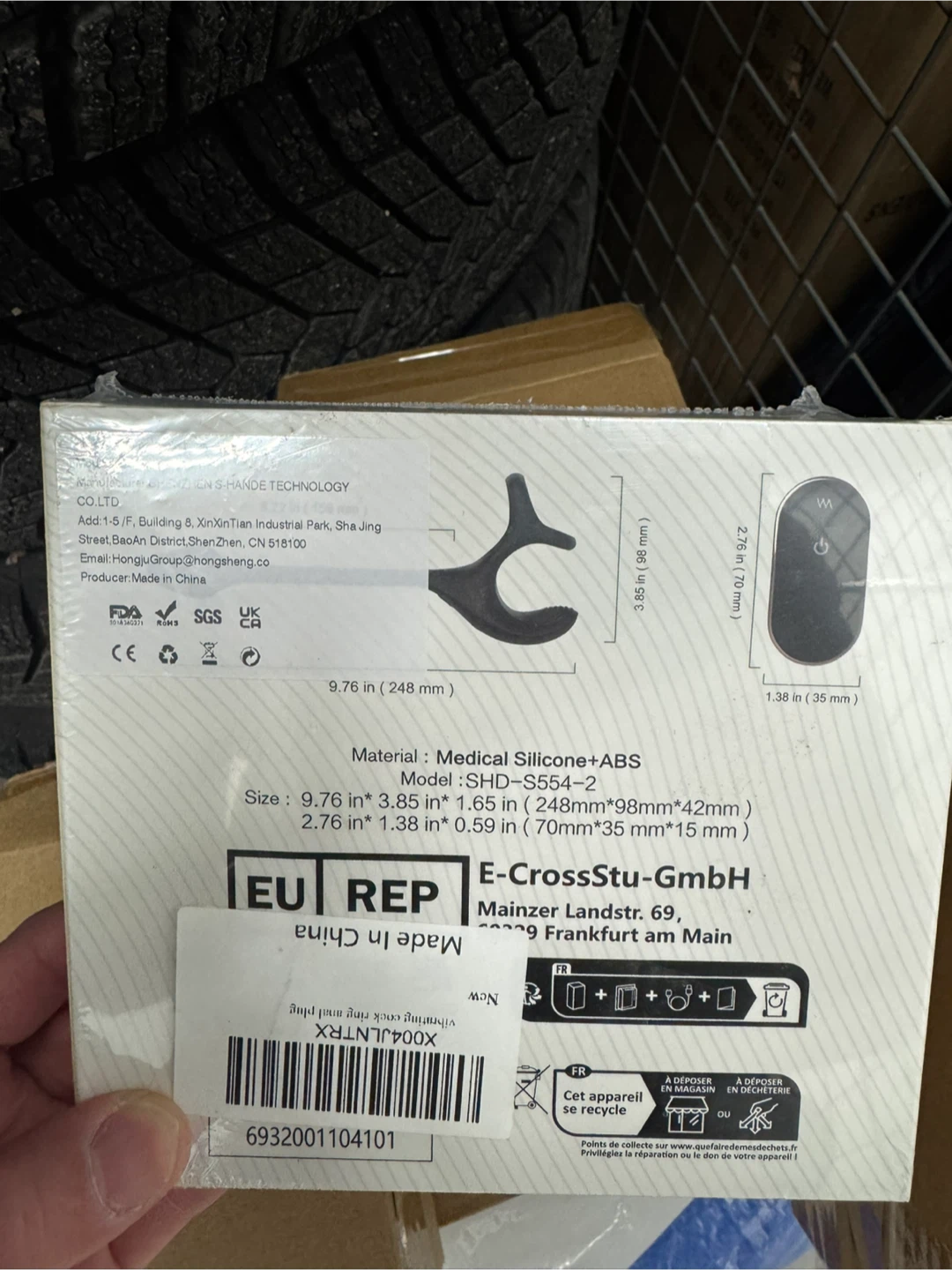 Medical Silicone Vibrating Ring and Remote - photo 2