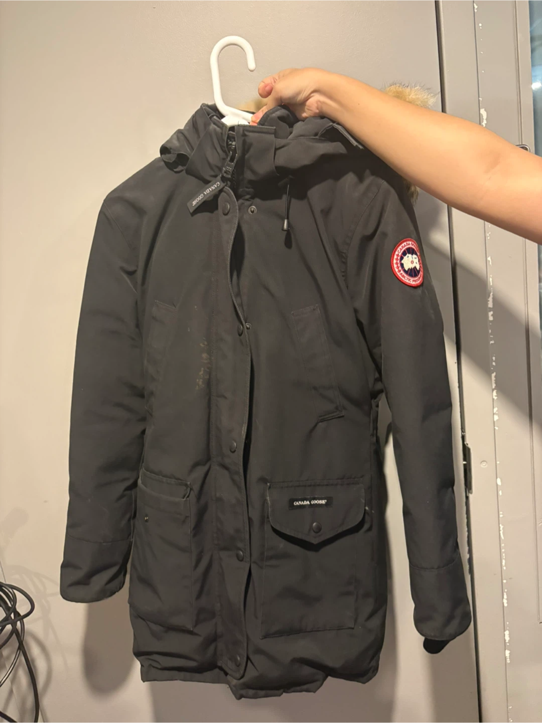 Canada Goose Black Parka Jacket S/P