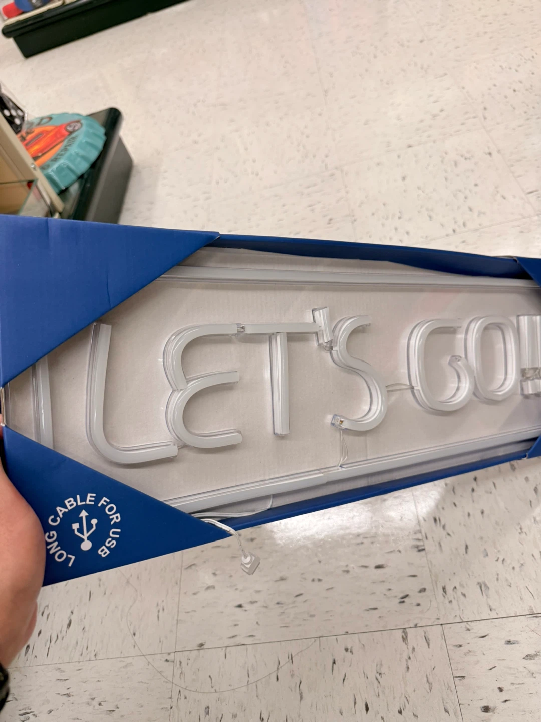 KNICK 2026 Let's Go Neon LED Light Sign