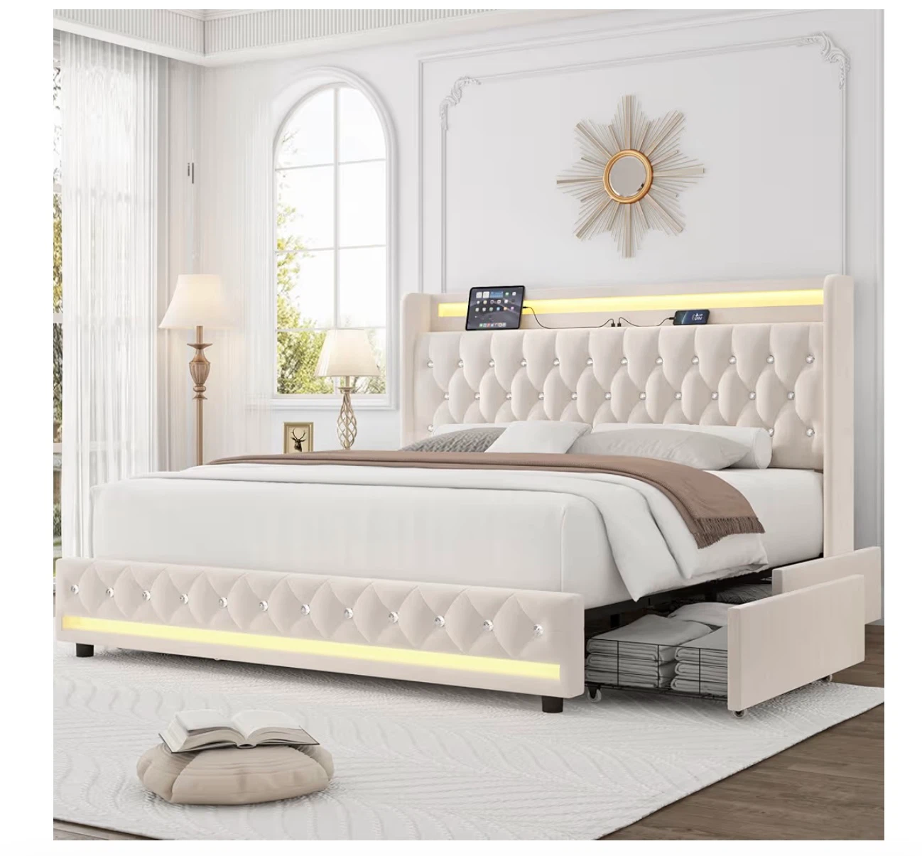 Queen size bed frame