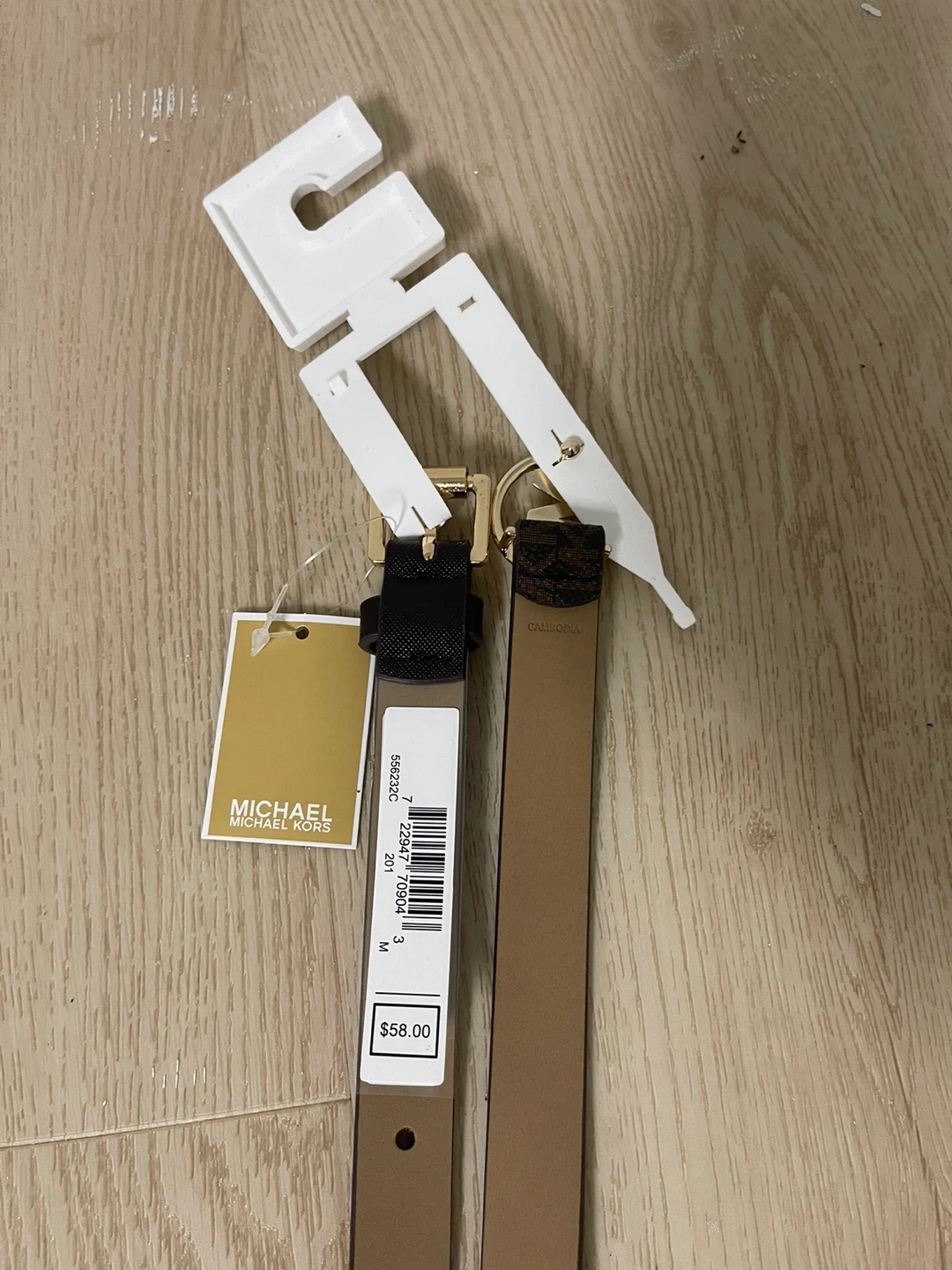 Michael Kors MK Logo Belt - Size M - photo 4
