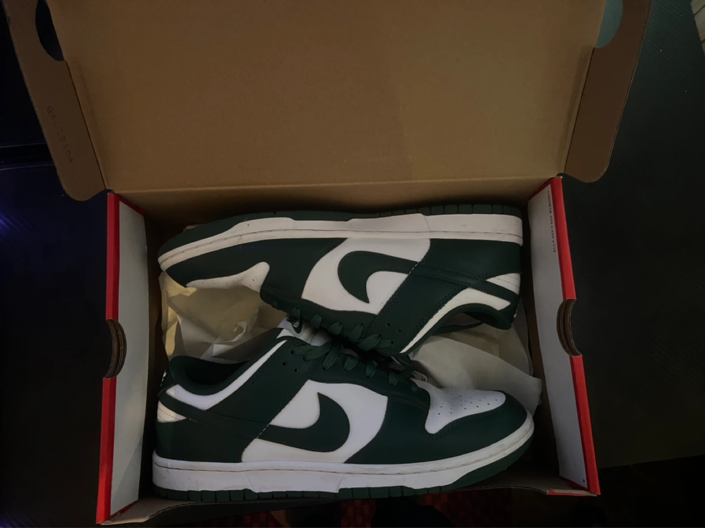 Nike Dunk Low White Green - photo 2