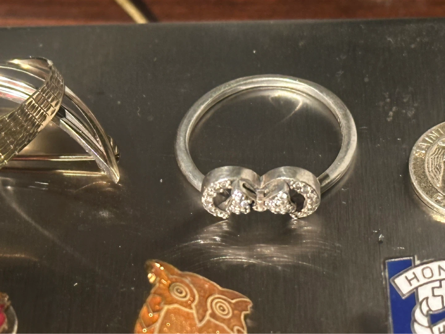 Vintage Sterling and gold charms pins pandora - photo 5