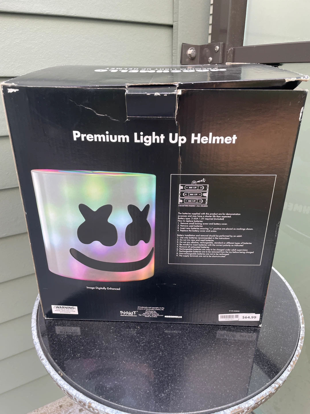 Marshmello Premium Light Up Helmet edm rave - photo 5