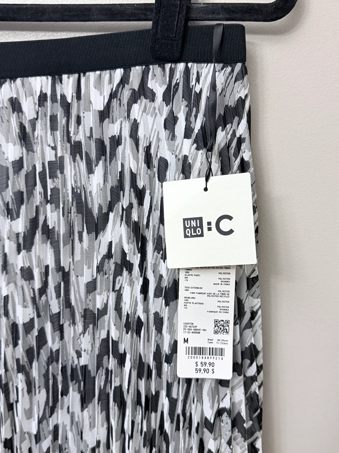 UNIQLO : C Pleated Midi Skirt - Size M - photo 3