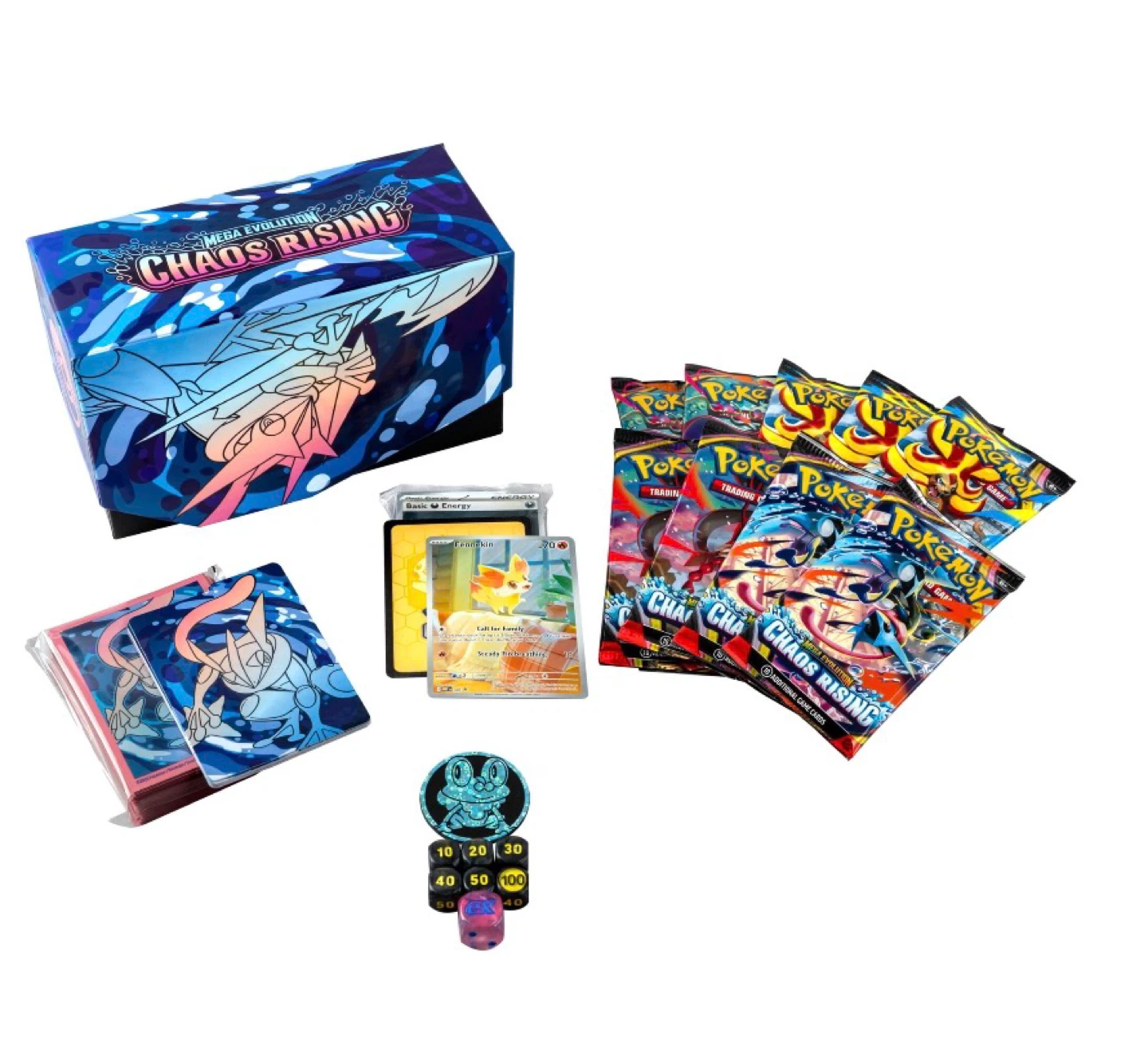 Pokémon TCG Mega Evolution Chaos Rising Elite Trainer Box - photo 4