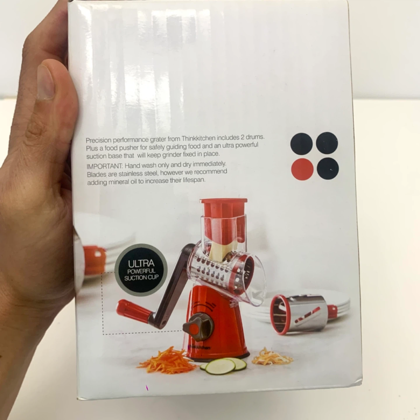 Drum Grater Rotary Grater Cheese Grater Kitchen Tool New - photo 3