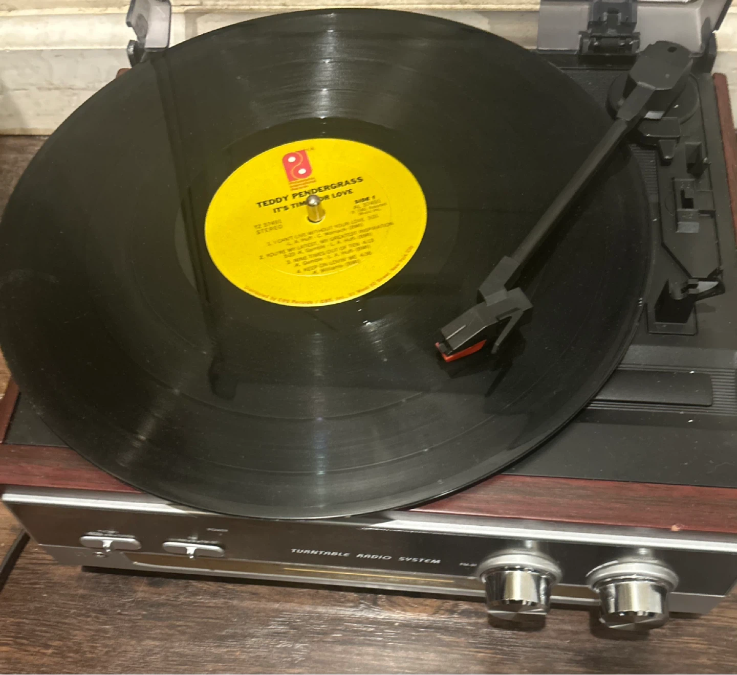 Record Player Turntable Radio System