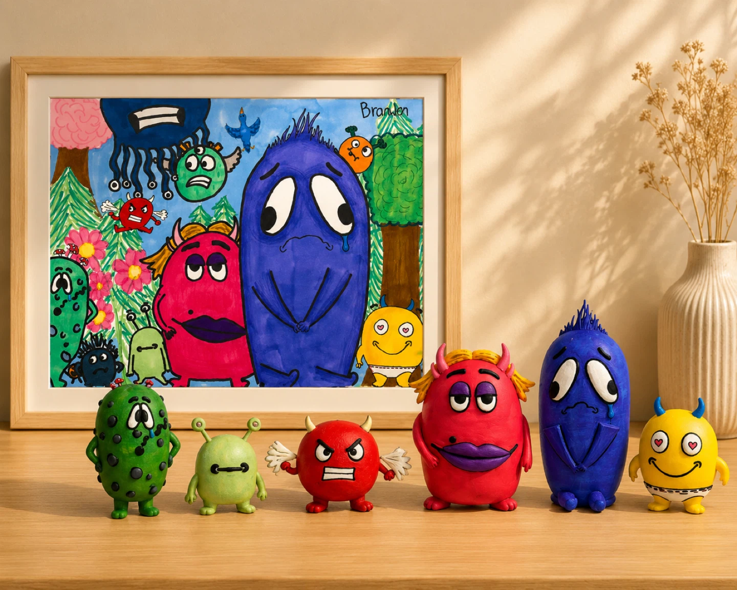 Kids drawings figure - photo 2